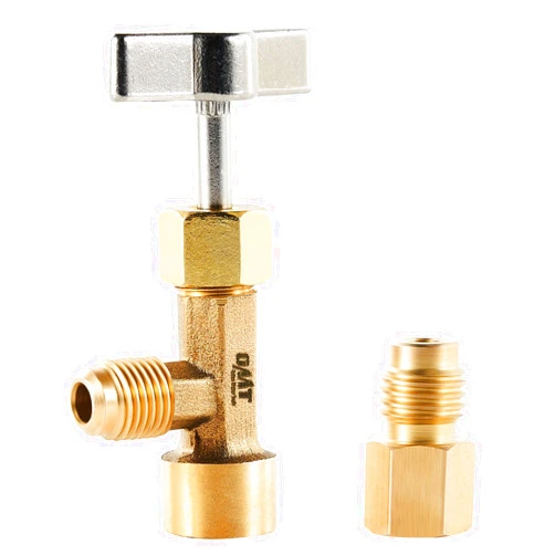 Orion Motor Tech R134a Can Tap, Puncture Style R134a Refrigerant Dispenser with Tank Adapter for 1/4