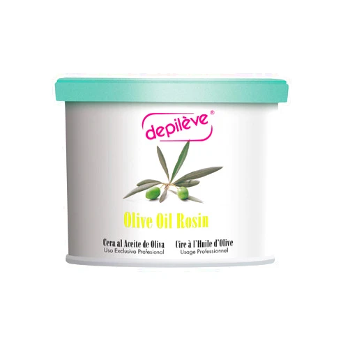 Depileve Strip Wax for Hair Removal - Olive Oil Rosin Wax 14 oz - Ideal for Dry and Suntanned Skin
