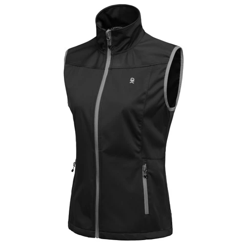 Little Donkey Andy Women's Lightweight Softshell Vest, Windproof Sleeveless Jacket for Running Hiking Travel