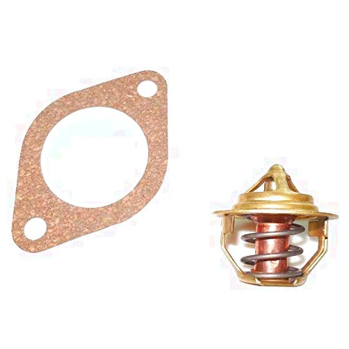 Kumar Bros USA New Thermostat & Gasket 71°C /160°F Compatible With Ford New Holland Tractor 1510 1710