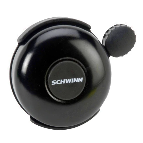 Schwinn Classic Black Bike Bell, Bicycle Accessories, Kids and Adult Bikes, Easy Installation, Loud Ringing Sound