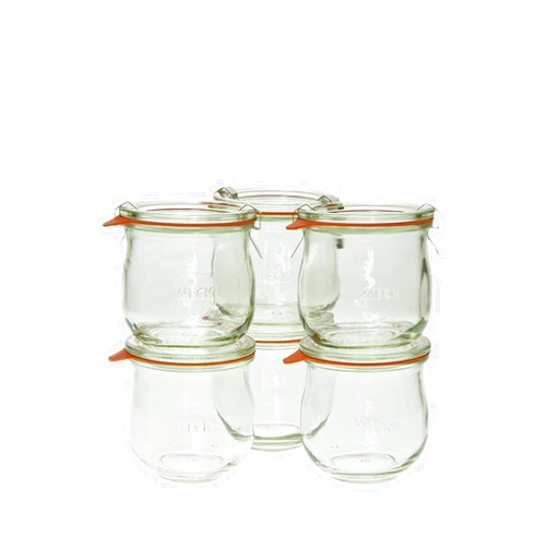 Weck 746 1/5 Liter Tulip Jar, 12.5 Oz - Set of 6