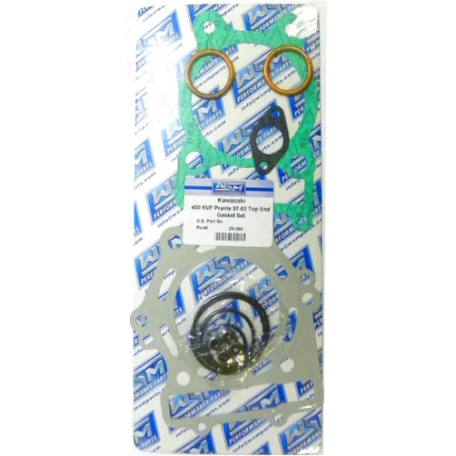 Pwc Engine Kawasaki Top End Gasket Kit Model 400 Prairie 1998-2002/400 Bayou 4X4 1993-1999/400 Prairie 4X4 1997-2002 ATV WSM 29-208
