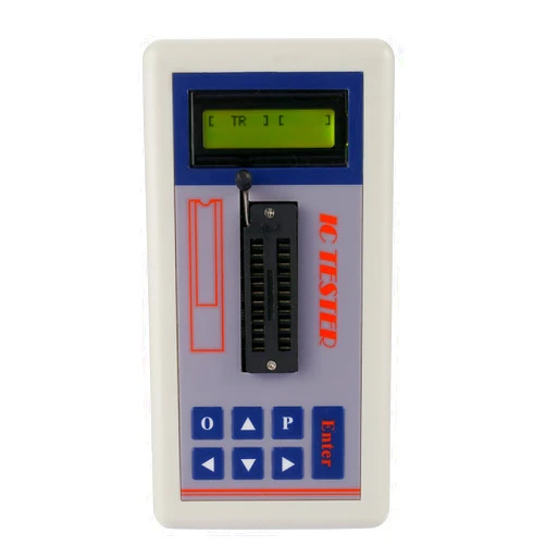 SATMW Transistor Tester Integrated Circuit IC Tester Meter Maintenance Tester MOS PNP NPN Detector 3.3V/5.0V/Auto Search Mode