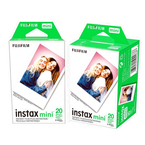 Fujifilm Instax Mini Instant Film, 2 x 10 Shoots X 2Pack (Total 40 Shoots) Value Set