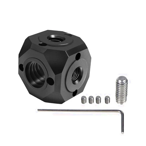 NovelGoal Screw Hole Bracket Magic Cubic Mount Adapter 1/4