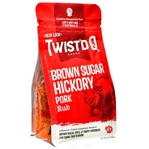 Twist'd Q - Brown Sugar Hickory Pork Rub - American Royal - Loot N' Booty BBQ
