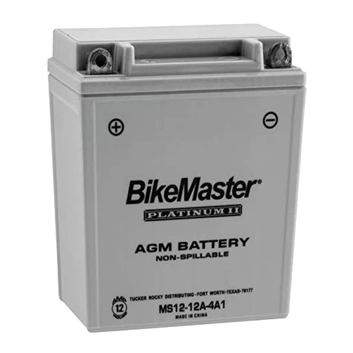 BikeMaster AGM Platinum II Battery MS12-12A-4A1 For Honda CB650C Custom 1980-1981