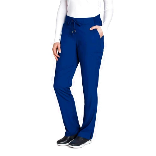 BARCO Grey's Anatomy Women's Mia Pant, Easy Care Medical Scrub Pants w/ 6 Pockets & Elastic Drawcord Waistband