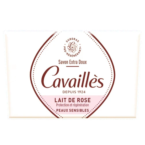 Rogé Cavaillès Roge Cavailles Extra Mild Rose Milk Surgras Soap for Sensitive Skin 150g