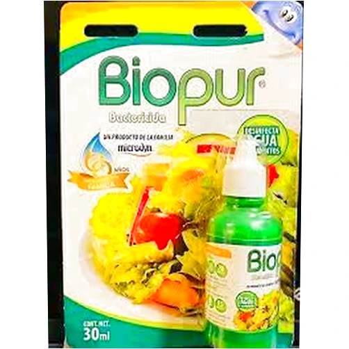 Microdyn Biopur Bactericida Desinfecta Agua Y Alimentos 30ml