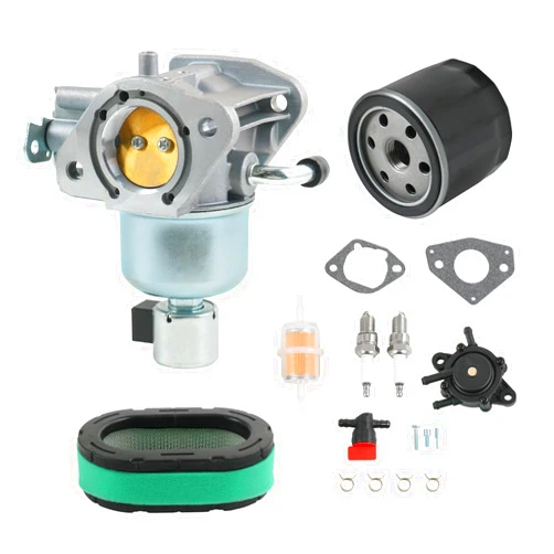 RADHLBNIU 16-853-19S Carburetor Replacement For Kohler KT725 KT730 KT735 KT740 KT745, Include Air Filter, Fuel Pump, Oil Filter parts, Replace 32-853-67-S, 32-853-63S