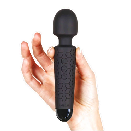 Yarosi Micro Personal Massage Device Smallest and Strongest Cordless Handheld Massager - Powerful - Best for Travel - Magic Stress Away - Perfect on Back Legs Hand Pains and Sports Recovery