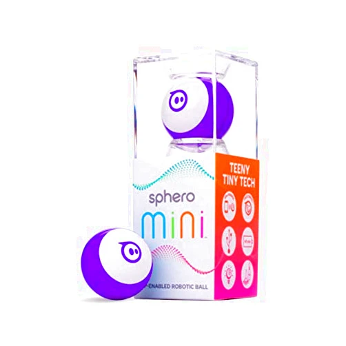 Sphero Mini (Purple) App-Enabled Programmable Robot Ball - STEM Educational Toy for Kids Ages 8 & Up - Drive, Game & Code with Sphero Play & Edu App