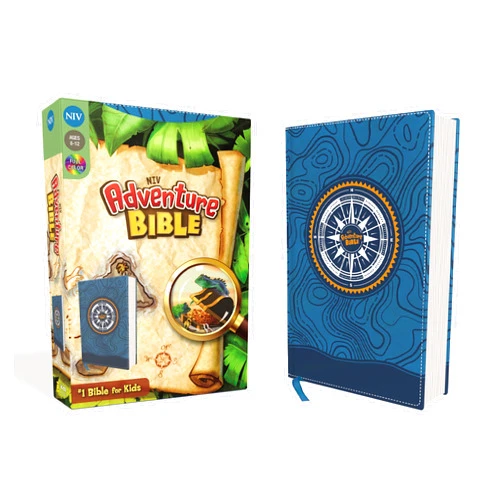 Zondervan,Lawrence O. Richards NIV, Adventure Bible, Leathersoft, Blue, Full Color