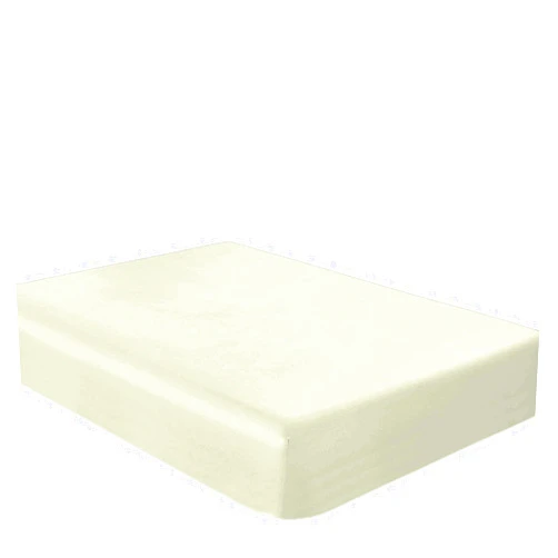 AVONLEIGH LINENS 600 Thread Count - 100% Long Staple Combed Cotton - Ultrasoft Feathery Touch and Silky Sateen Weave, Fits Mattress Upto 18 Inches Deep Pocket-Cal King Fitted Sheet-Vanilla Ice