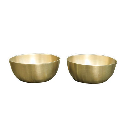 Daddy Shoppe Ayurvedic Bronze (Kansa) Bowls Snack Bowl- Set of 2