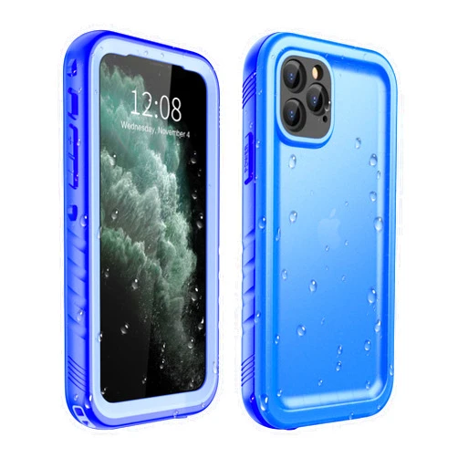 SPORTLINK iPhone 11 Pro Waterproof Case, Full Body Underwater/Rugged/Heavy Duty Shockproof/Dustproof Case with Built-in Screen Protector for iPhone 11 Pro 5.8 Inch (Blue)
