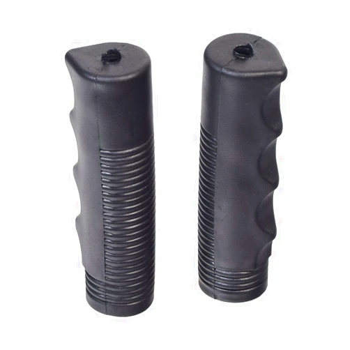 AlveyTech M100 Black Vinyl Handle Grips for Wheelchairs (Set of 2)