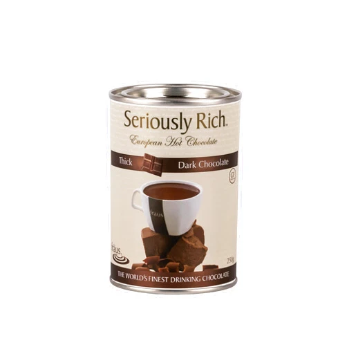Fraus Dark Choco Hot Chocolate Mix – Rich and Velvety Dark Chocolate Cocoa Powder – Perfect for Cozy Winter Drinks – 250g Resealable Pack
