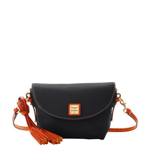Dooney & Bourke Handbag, Pebble Grain Crossbody Saddle Bag