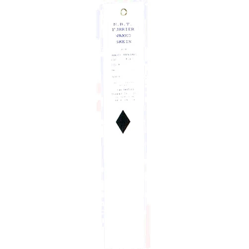 New Bedford Thread N.B.T.-Waxed Silamide Skeins Thread-Nylon,Silk Replacement for Hand Sewing-Black