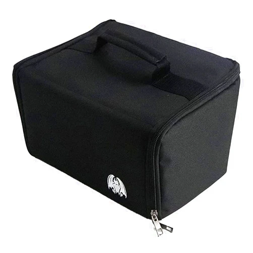 The Grinning Gargoyle Gargoyle - Miniature Carrying Case - 80 Foam Slots for 28mm Miniature Storage Case - DnD Miniature Storage with Carry Handle - Miniature Case with Large Pick and Pluck Layer -Miniatures Carrying Case