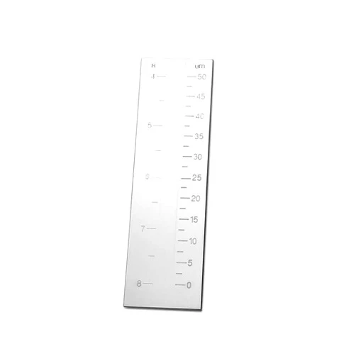 KWHRYVRE Hegman Gauge Grinding Gauge High Precision fineness Meter Single Groove (PS 2410 Range: Microns 0-15)