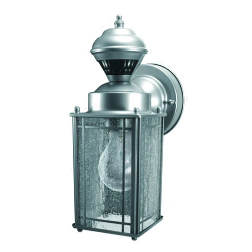 Heath/Zenith Heath Zenith HZ-4133-SV Shaker Cove Mission Style 150-Degree Motion Sensing Decorative Security Light, Silver