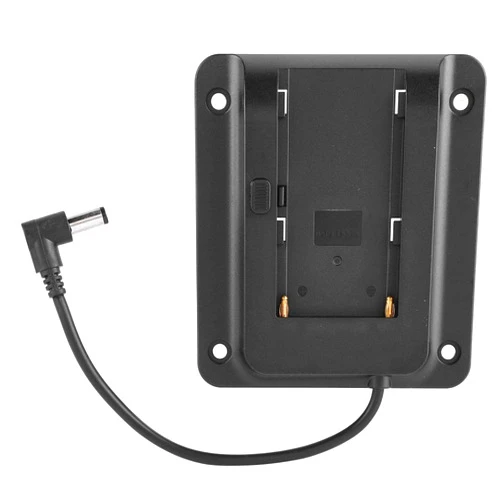 V BESTLIFE Camera Battery Adapter Plate for Sony NP F970 F550 F770 F970 F960 F750 Batteries Accessory, Compatible with All VESA Monitors with 75mm Hole Spacing