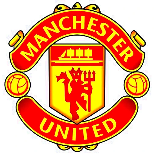Sticker Set of 3 - Manchester United F.C. Soccer Sticker Graphic - Die Cut Sticker, High Resolution Top Grade Vinyl