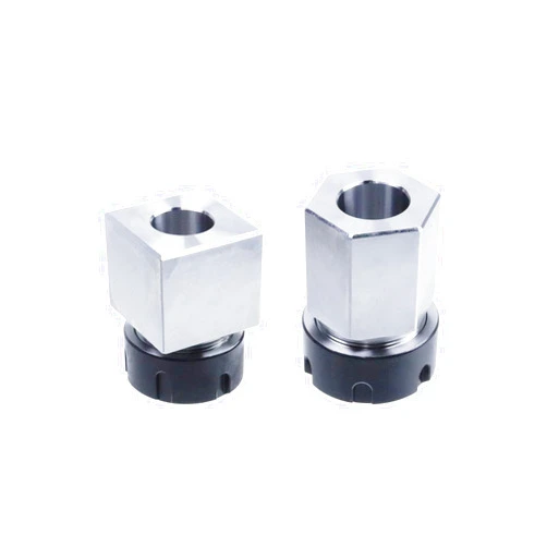 Pastlla ER-32 Square and Hex Collet Chuck Block Set, Fit forMilling Machine, Workholding Holder for CNC Lathe Engraving Cutting Machine (A Set)