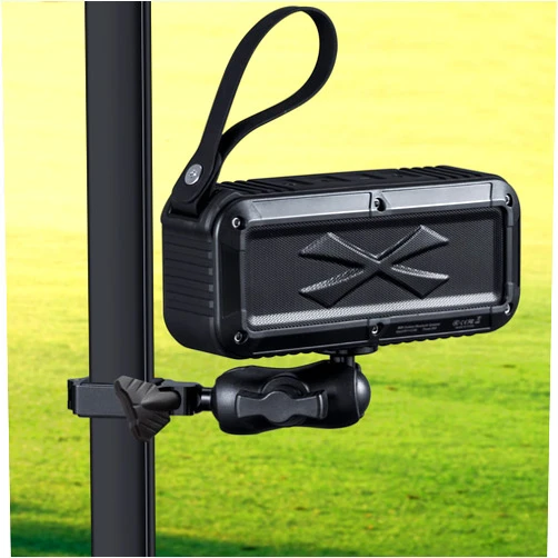 Roykaw Golf Bluetooth Speaker with Mount, Loud Stereo Sound, IPX7 Waterproof, Shockproof & Dustproof, Portable Wireless Speaker Compatible with EZGO/Club Car/Yamaha Golf Cart Accessories