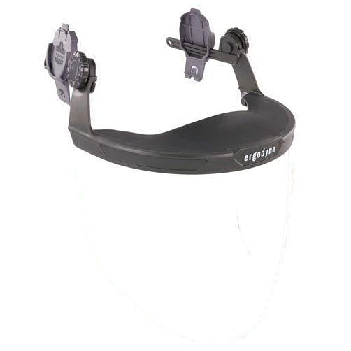 Ergodyne Skullerz 8994 Anti-Scratch & Anti-Fog Hard Hat Face Shield with Adapter for Cap-Style & Safety Helmet