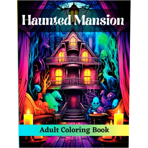By Spooky Dooky Boo (Author) Haunted Mansion : Adult Coloring Book: Explore the Eerie World of Ghostly Delights, Perfect Gift For Halloween!