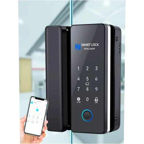 Rawrr Touch Screen Fingerprint Door Lock, Password Card Reader IP68 Waterproof Smart Digital Access Controller