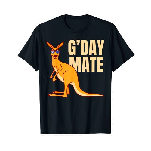 Australia Love TShirts G'Day Mate Kangaroo Australia G'Day Mate Shirt Funny Kangaroo Australian Symbol T-Shirt