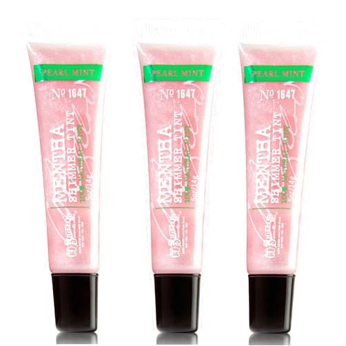 Bath & Body Works C.O. Bigelow Mentha 3 Pack Shimmer Tint Pearl Mint #1647