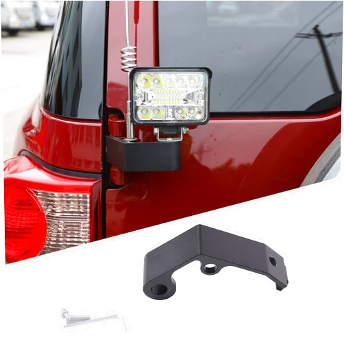 HIRUFAIT Tailgate Antenna Bracket & Hood Led Light Mount Brackets for Toyota FJ Cruiser 2007-2021