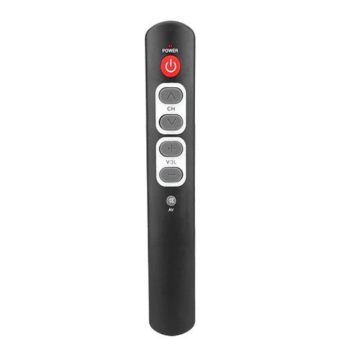 Tihebeyan Universal Learning Remote Control with 6 Keys Big Buttons Smart Controller for TV STB DVD DVB HiFi VCR(Gray)