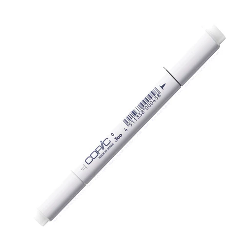 Copic Classic, Dual-Tip Alcohol Marker, 0-Copic, Colorless Blender (CMO-0C)