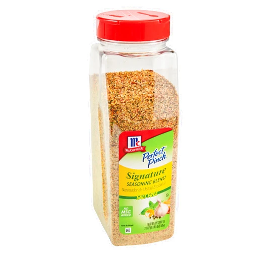 McCormick Perfect Pinch Signature Seasoning, 21 oz - One 21 Ounce Container of Signature Seasoning Blend Made With 14 Premium Herbs and Spices