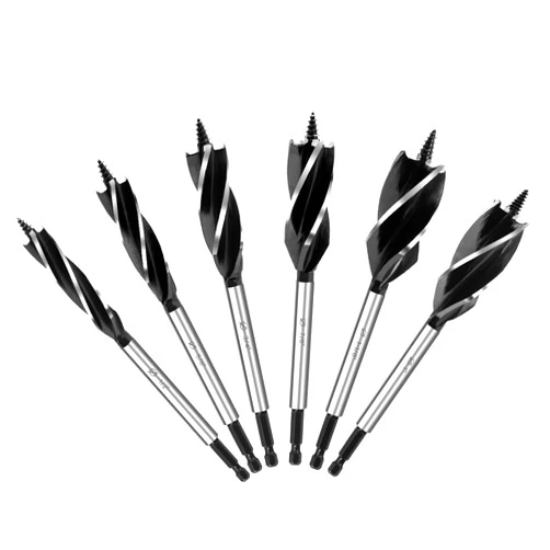 AIMLENTOOL 6Pcs Auger Drill Bit for Wood Set, 1/2