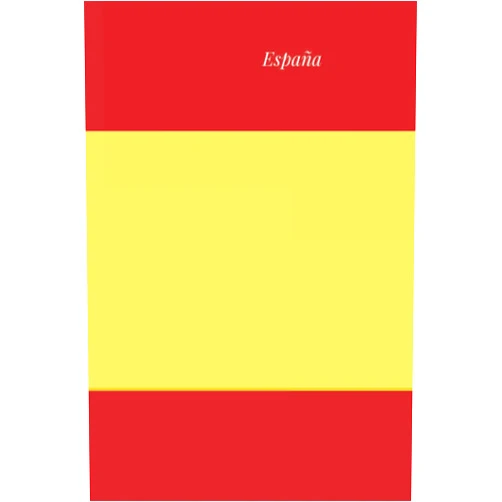 Ó. de Frutos Cabrera Cuaderno de la bandera de España: bicolor: Rojo y Amarillo (Spanish Edition)