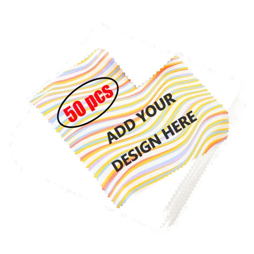 Muka 50 Pcs Custom Microfiber Cleaning Cloth 6