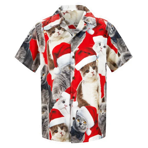 American Trends Mens Hawaiian Shirt Floral Print Aloha Shirt Comfortable Novelty Button Down Shirts Casual Short Sleeve Beachwear for Men