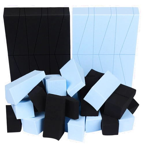 Teenitor 48 Pieces Cosmetic Makeup Sponges, Small Triangle Wedges, Non-Latex Puff, Disposable Applicator