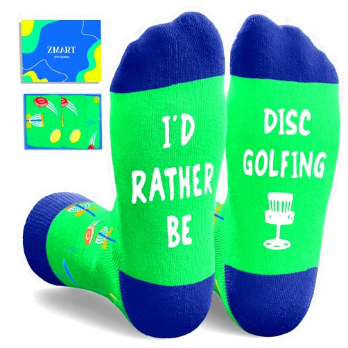 Zmart Sports Gifts For Men Women - Hunting Climbing Rv Fishing Golfing Bowling Gifts, Disc Golf Pickleball Hockey Socks