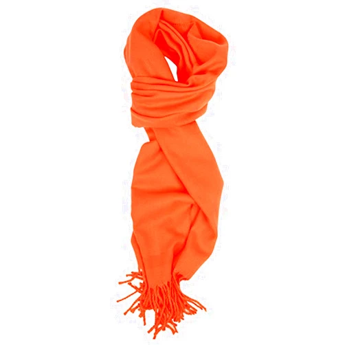 Mitchell Lewiss Cashmere Feel Winter Solid Color Scarf for women or men