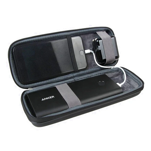 Hermitshell EVA Hard Protective Travel Case Carrying Bag Fits Anker PowerCore+ 26800 Premium Portable High Capacity External Battery with Quick Charge PowerPort Wall Charger